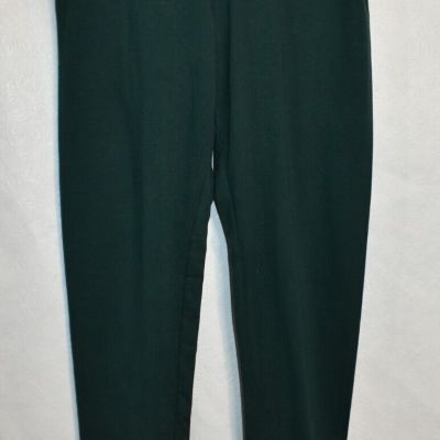 Old Navy Leggings Green High Waisted Jersey Ankle Size X-Small Women's New