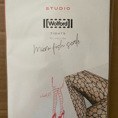 Wolford Micro Fish Scale Tights (Brand New)