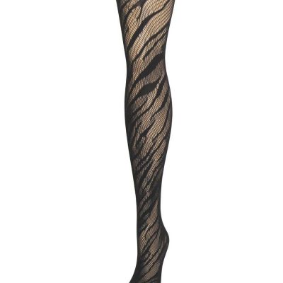 Women's Zebra Stripes Fishnet Nylon Tights