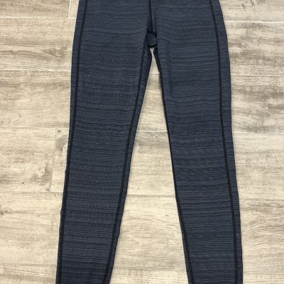 Athleta Women's 7/8 Yoga Workout Athleisure Leggings Size Small Blue Stretch