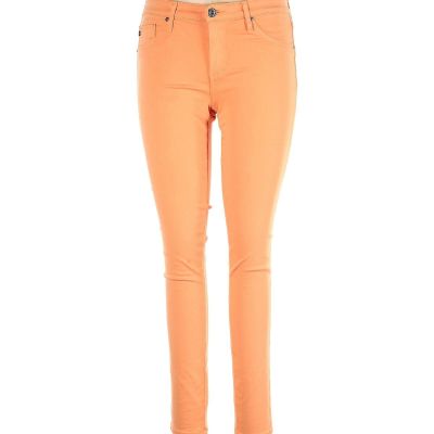 Adriano Goldschmied Women Orange Jeggings 28W