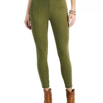 Style & Co Women's Plus Size 2X Ponte-Knit Leggings in Green NWT