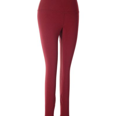 Lululemon Athletica Women Red Leggings 8