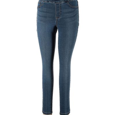 Bandolino Women Blue Jeggings 10 Petites