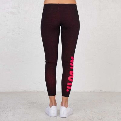 Nike Burgundy Pink Graphic Athletic Leggings Women's Size Small