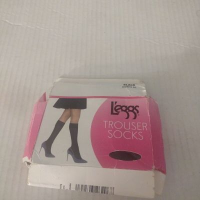 Women's Trouser Socks  Legg's Brand Black One Size.