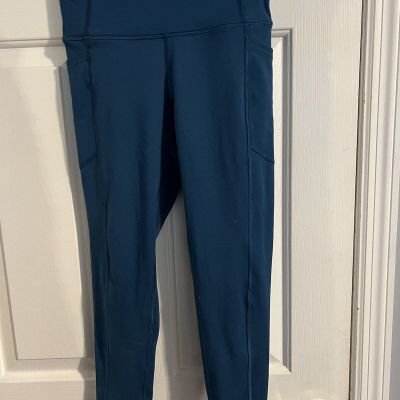 Victoria s Secret Women s Size: 6/170/68A (Small) Blue Active Leggings