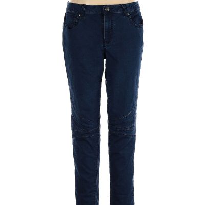 Kate & Mallory designs Women Blue Jeggings 12