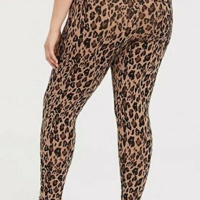 NWT Torrid Plus Size 0 Large PREMIUM LEGGING - LEOPARD PRINT