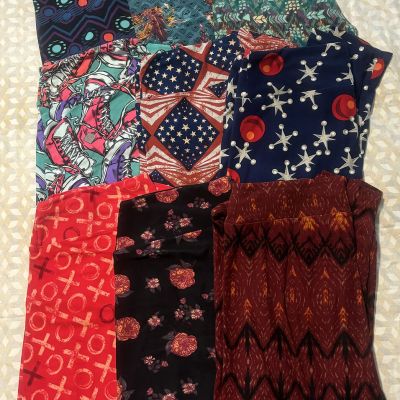 LuLaRoe Buttery Soft Leggings Lot of 9 – Tall & Curvy