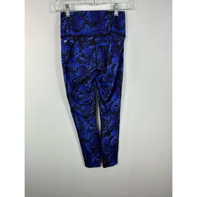 NEW BUNDLE of 2 Fabletics High Waisted Printed Powerhold 7/8 Leggings Size XS