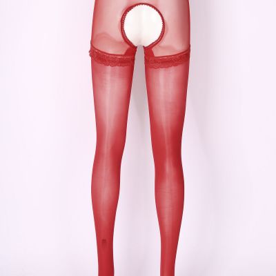 Women Oil Glossy Lace Sheer Pantyhose Footed Tights Hollow Out Stocking Trousers