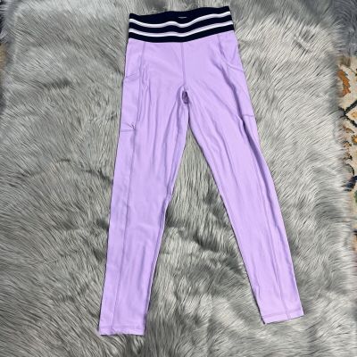 Aerie Womens Purple Move Pocket Leggings Size Medium