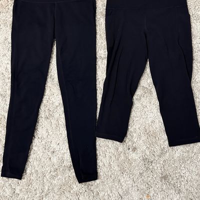 Bundle of two Athleta black leggings size XSP GOOD CONDITION