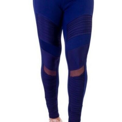 GarotaFit Brazilian Athletic Fashion Fitness Navy Blue Leggings