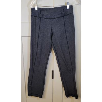 Lululemon Leggings Womens Black & Gray Work Out Leggings Active Sporty Athletic