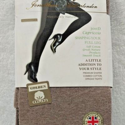 Jonathan Aston London 300 Denier Premium Natural Cotton Matte Opaque Tights
