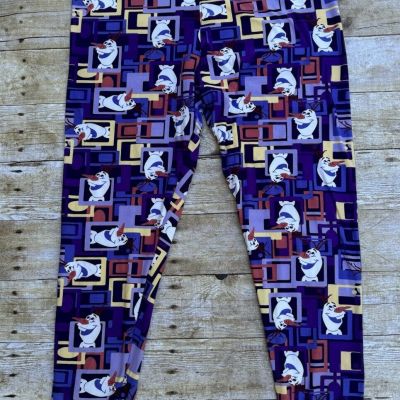 LuLaRoe TC2 Disney Olaf TC2 Tall Curvy Plus Size Leggings Pants