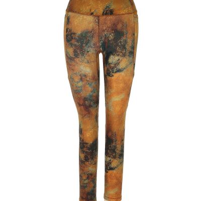 Calia by Carrie Underwood Women Gold Leggings XS