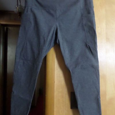 MEMBER'S MARK WOMEN'S PLUS SIZE 7/8 ACTIVE POCKET LEGGING XX-LARGE GRAY