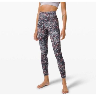 Lululemon Align Pant 25” Size 6 Water Blossom Lily Moisture Wicking Stretch