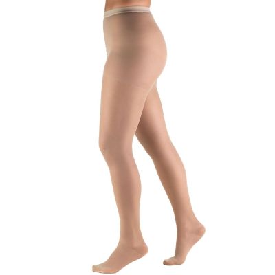 Sheer Compression Pantyhose, 15-20 Mmhg, Women'S Shaping Tights, 20 Denier, Nude