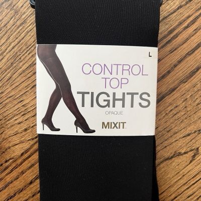 NEW Control Top Tights Opaque Mixit Size Large