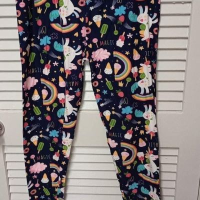 Womens Unicorn Leggings Extra Plus 3x/5x