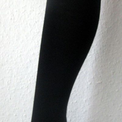 Women's Thermal Winter Knee Socks With Terry Inside And Comfort Band Black 35-42