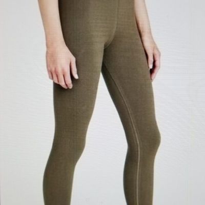 Good American Chunky Rib Leggings in Sea Turtle Green Women Size 00/0