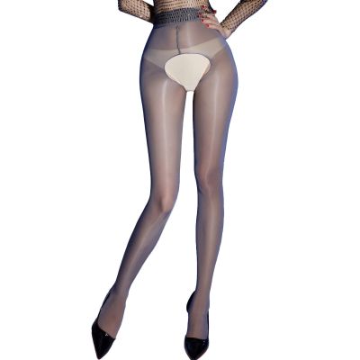 US Women's Pantyhose Glossy Sheer High Waist Lingerie Stretch Seamless Stocking