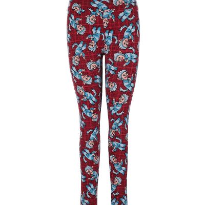 Lularoe Women Red Leggings One Size