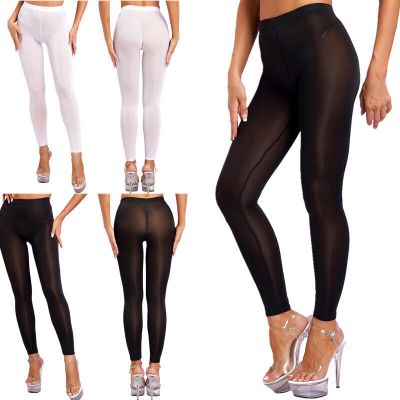 US Womens Pants Fitness Sports Pants Athletic Skinny Pants Solid Color Clubwear