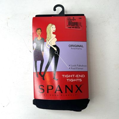 NEW Spanx Women's Original Body Shaping Tight-end Tights Size B Midnight Black