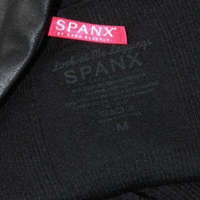 Spanx Womens Stretch Shiny Mid-Rise Athletic Ankle Leggings Black Size M Lot 2