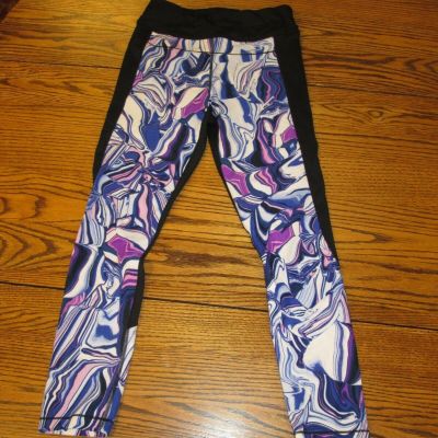 CALVIN KLEIN print black women's leggings small