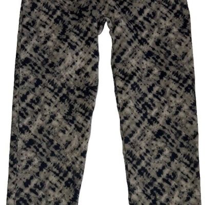 SPANX Women's Leggings Gray/Black Abstract Tie Dye Size XL