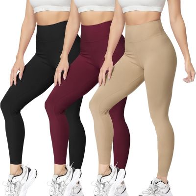 High Waisted Leggings for Women Stretch Tummy Control Workout Running Yoga Pants