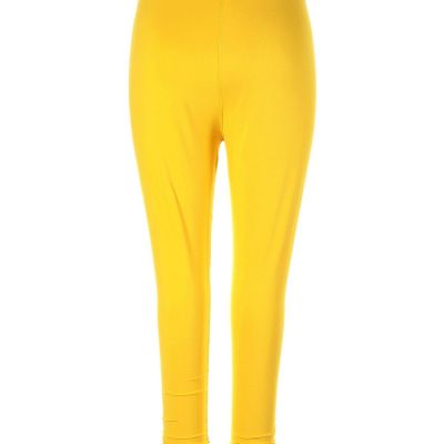 Homma Women Yellow Leggings 3X Plus