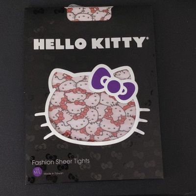 Hello Kitty Sheer Tights New Size Medium Large M/L