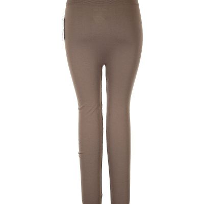 Cotton Candy Women Brown Leggings 2X Plus