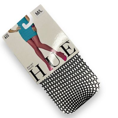 Hue Box Net Tights Women’s Size M/ L Black U13509 1 Pair Pack