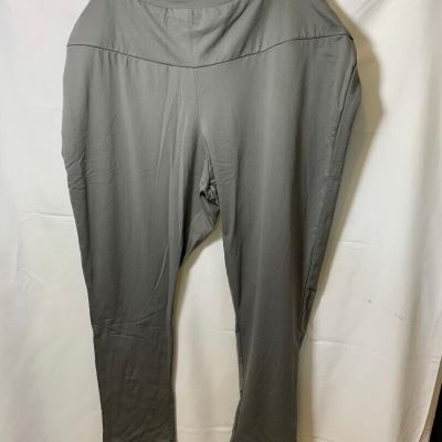 Womens Fleece Backed leggings, Charcoal, Plus size 3XL