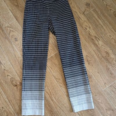 Joseph Ribkoff Black-White Gradient Pants Size 4 EUC