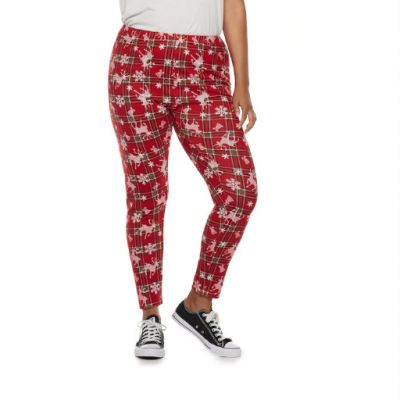 Juniors' Plus Size Hatchi Holiday Leggings - MSRP $34 ()