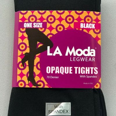 One Size Opaque Tights with Spandex. 1 Pair! 3 Pairs! 6 Pairs!