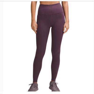 Lululemon Align Women's Burgundy High-Rise Ankle Leggings Size 2 Yoga Running