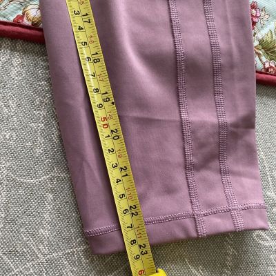 ATHLETA ULTIMATE STASH II 7/8 SUGAR PLUM LEGGINGS POCKETS SZ XL LKNEW!