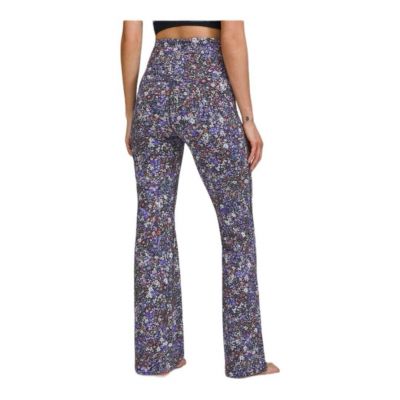 Lululemon Groove Super-High-Rise Flared Pant *Nulu Flower Burst Multi Sz 10