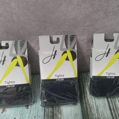 Hanes  Tights 3 Packs CT Port Tall Sapphire height 4'10-5'7 weight 145-190lbs